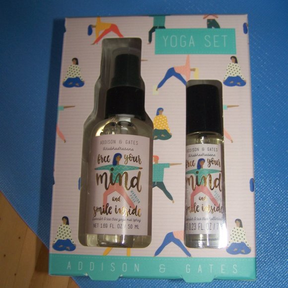 Addison & Gates NWB Yoga Set Essential Oils - Picture 2 of 3